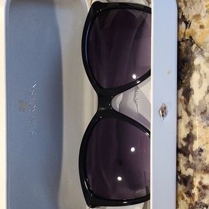 New Swarovski sunglasses black with crystal